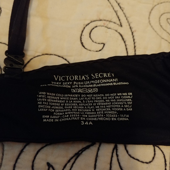 Black VS Push-Up Bra - Picture 2 of 2